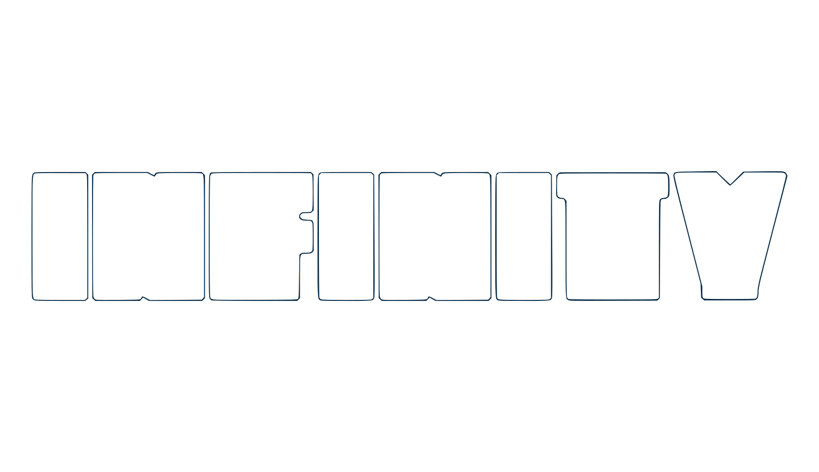 Infinity, square font preview