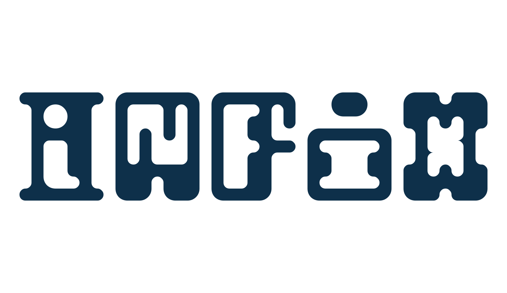 Infix, fancy various techno sci-fi font preview