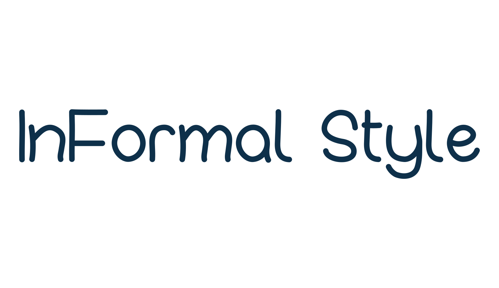 InFormal Style, script handwritten fancy decorative calligraphy font preview