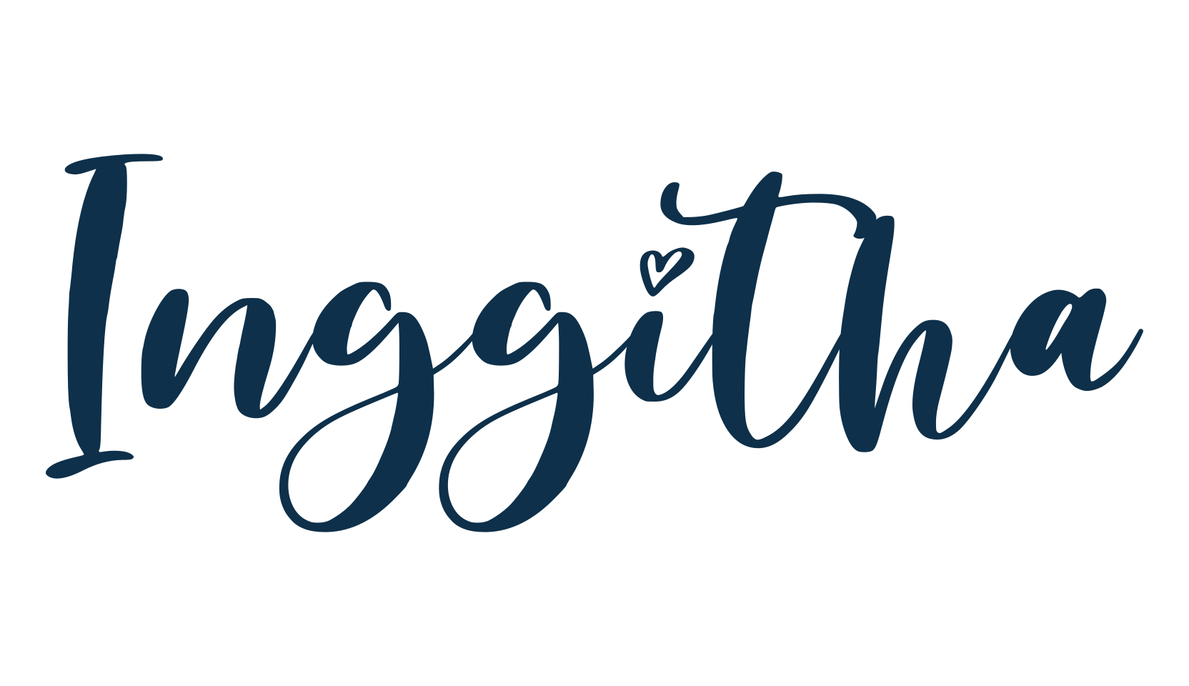 Inggitha, fancy decorative font preview