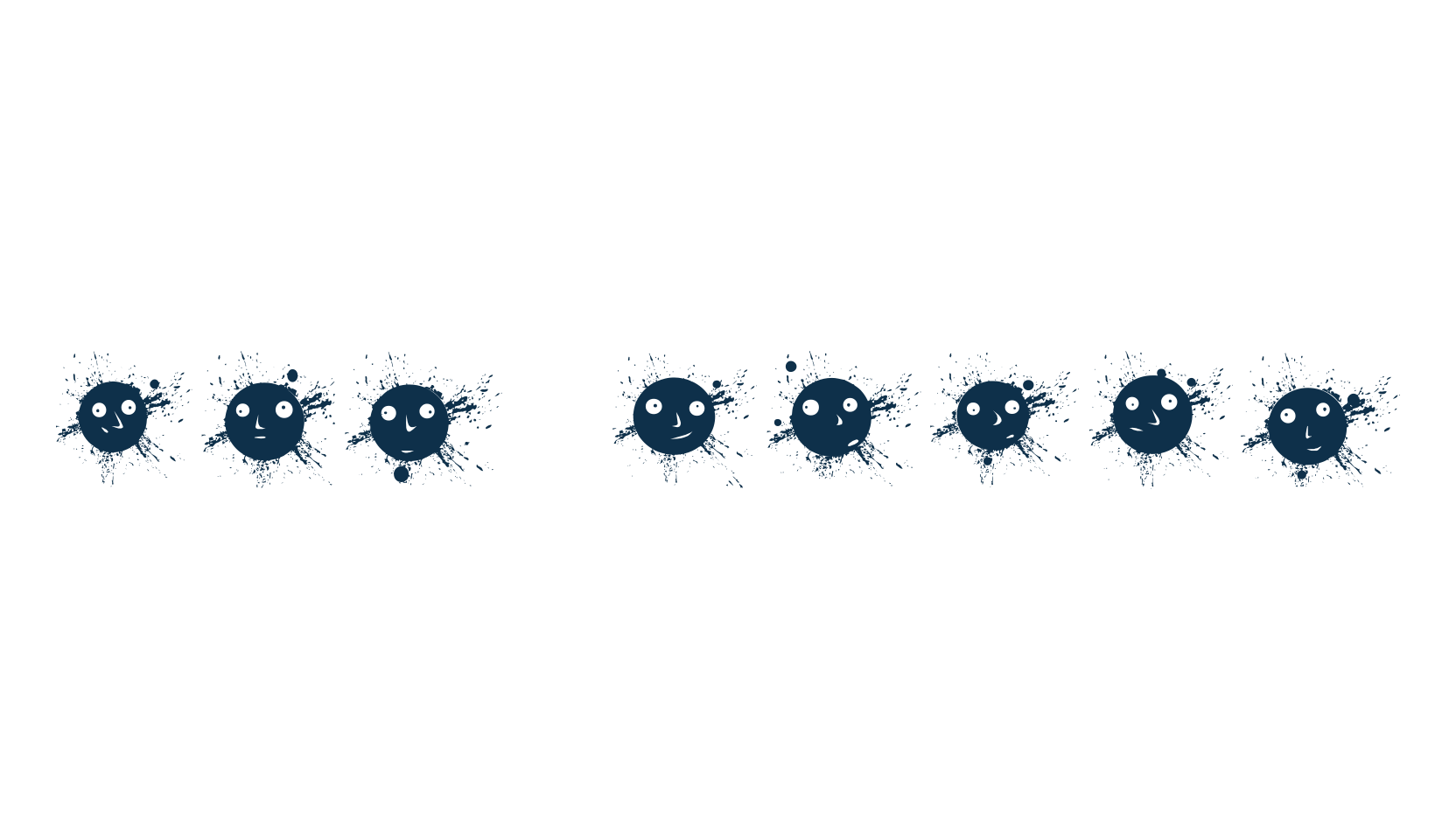 Ink Drops, fancy decorative font preview