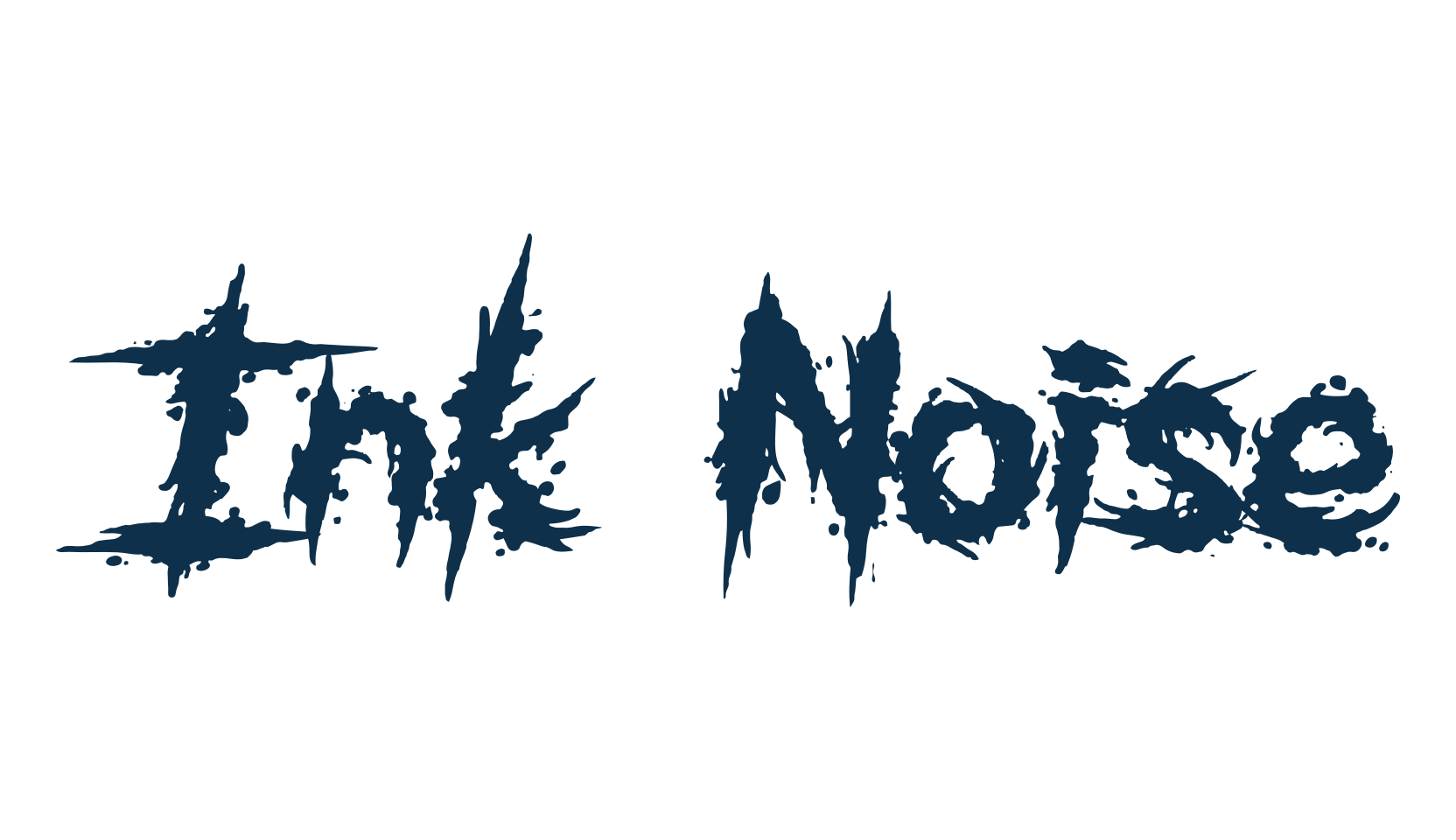 Ink Noise, holiday halloween fancy decorative horror font preview