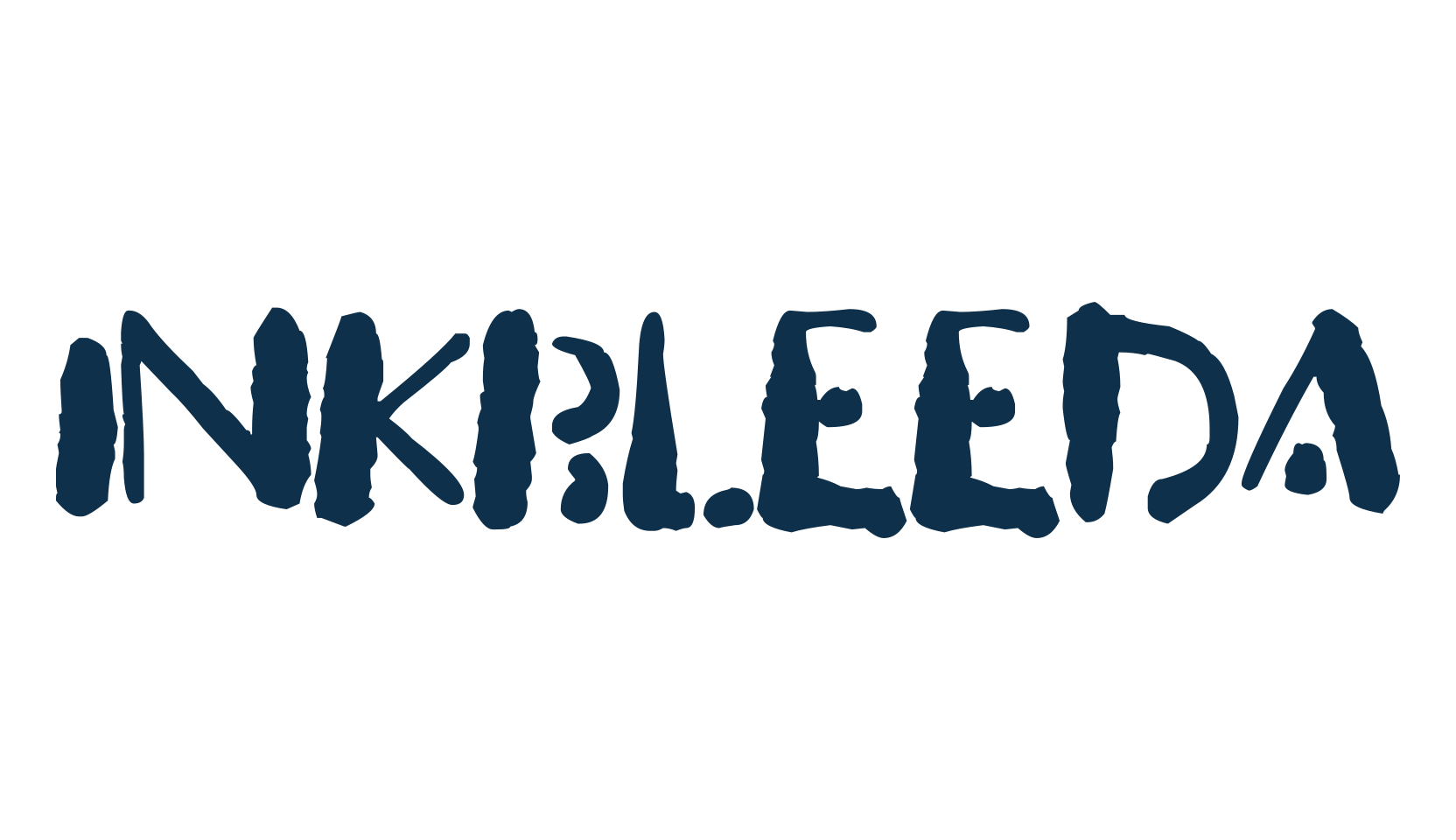 Inkbleeda, graffiti font preview