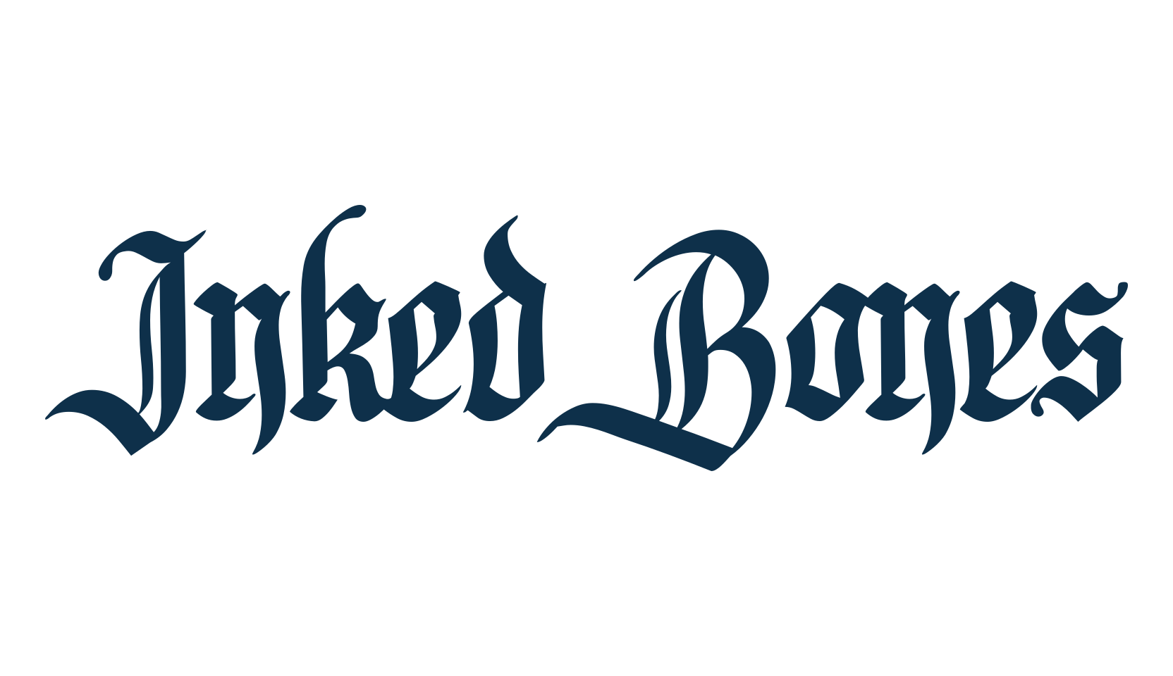 Inked Bones, gothic medieval font preview