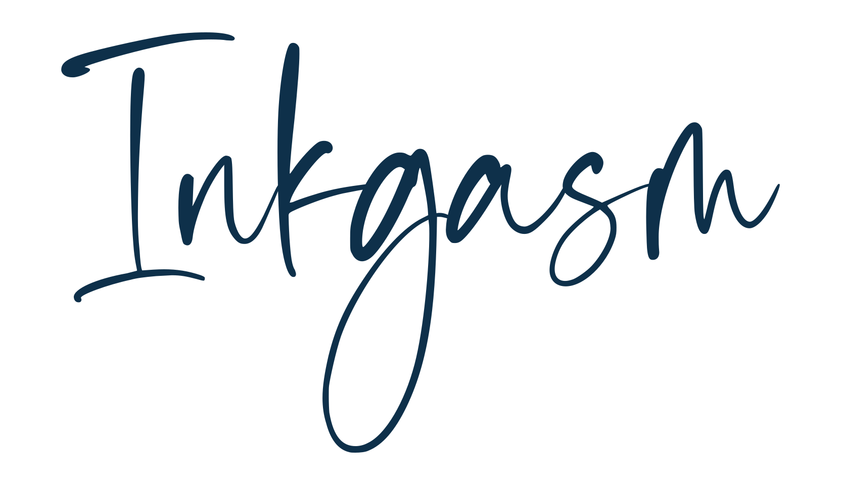 Inkgasm, handwriting font preview