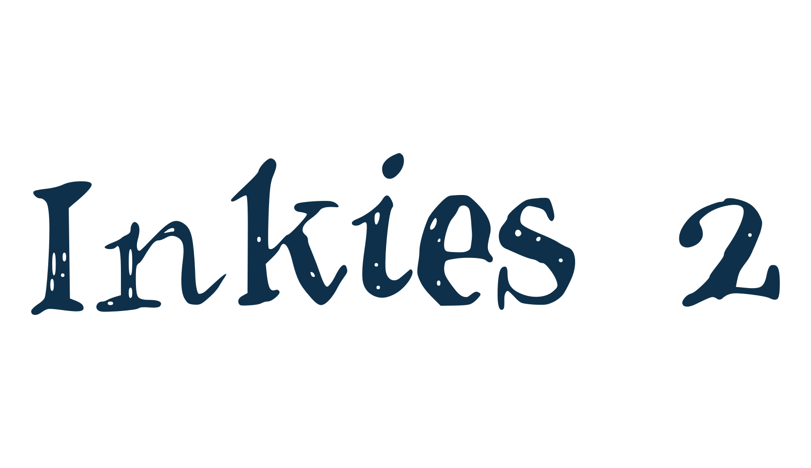 Inkies 2, various font preview