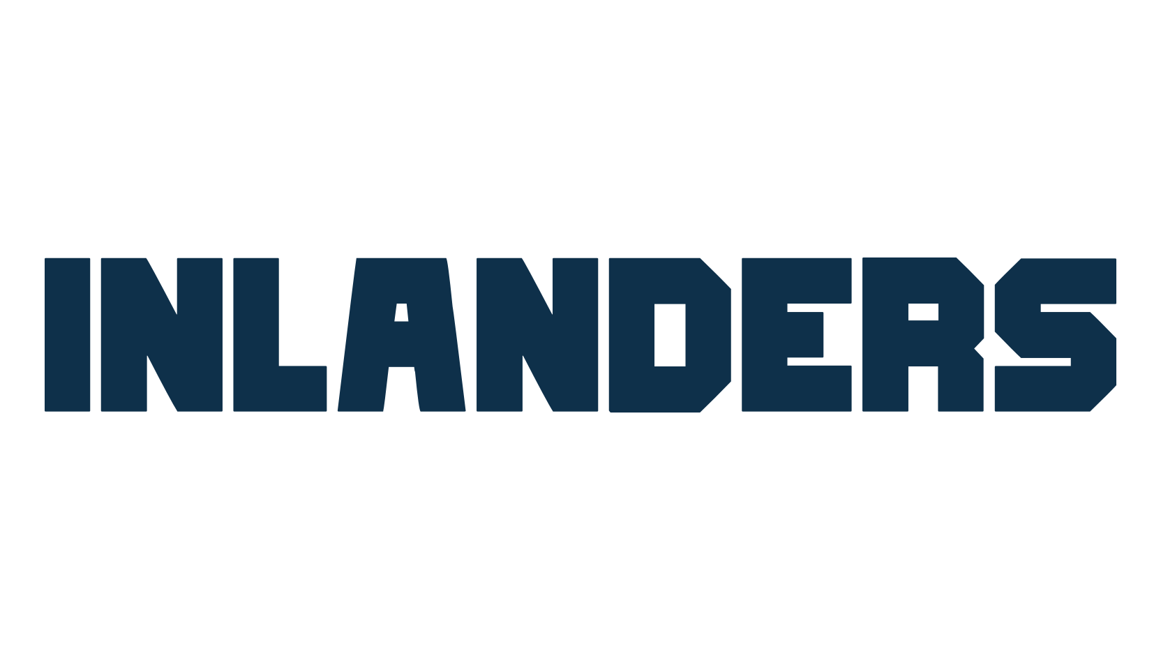 Inlanders, techno square sci-fi font preview