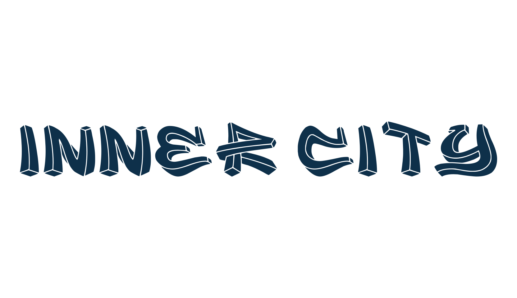 Inner City, graffiti font preview