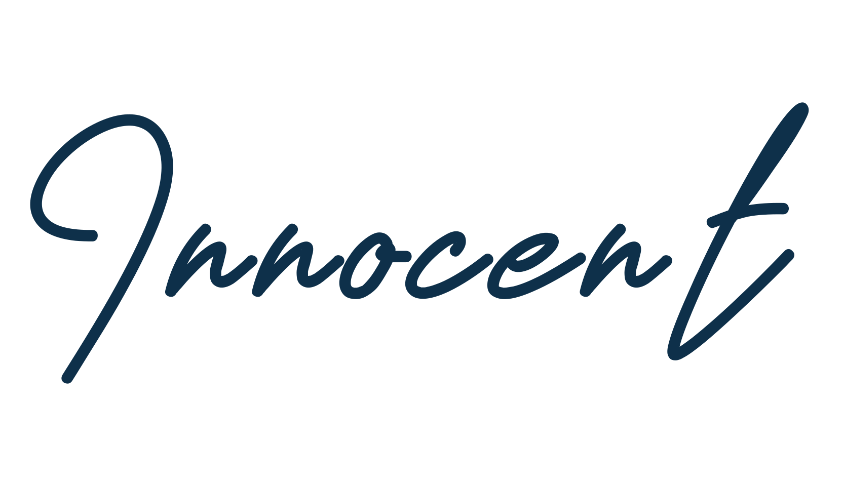 Innocent (innocent-2), handwriting font preview