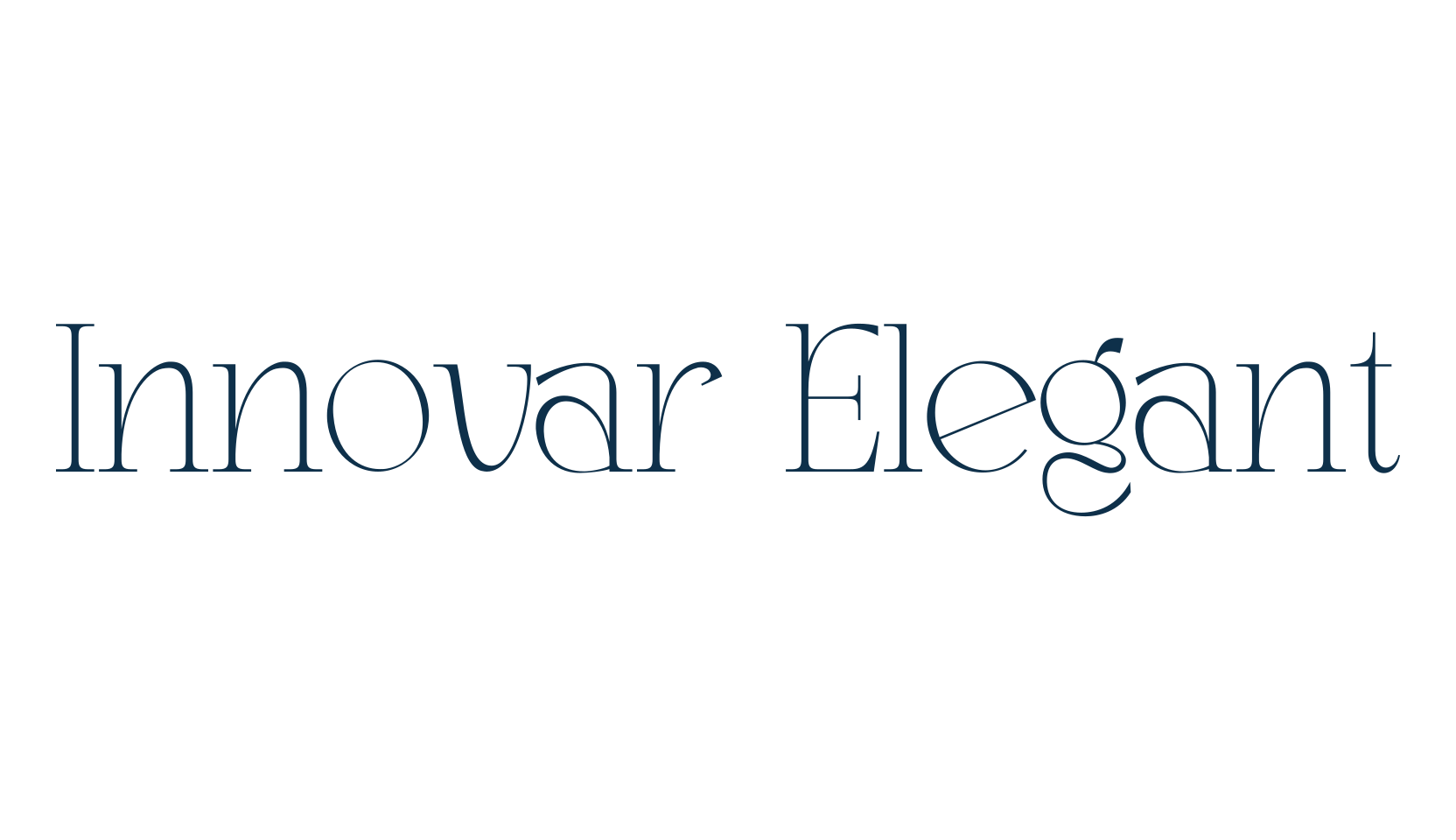 Innovar Elegant, various font preview