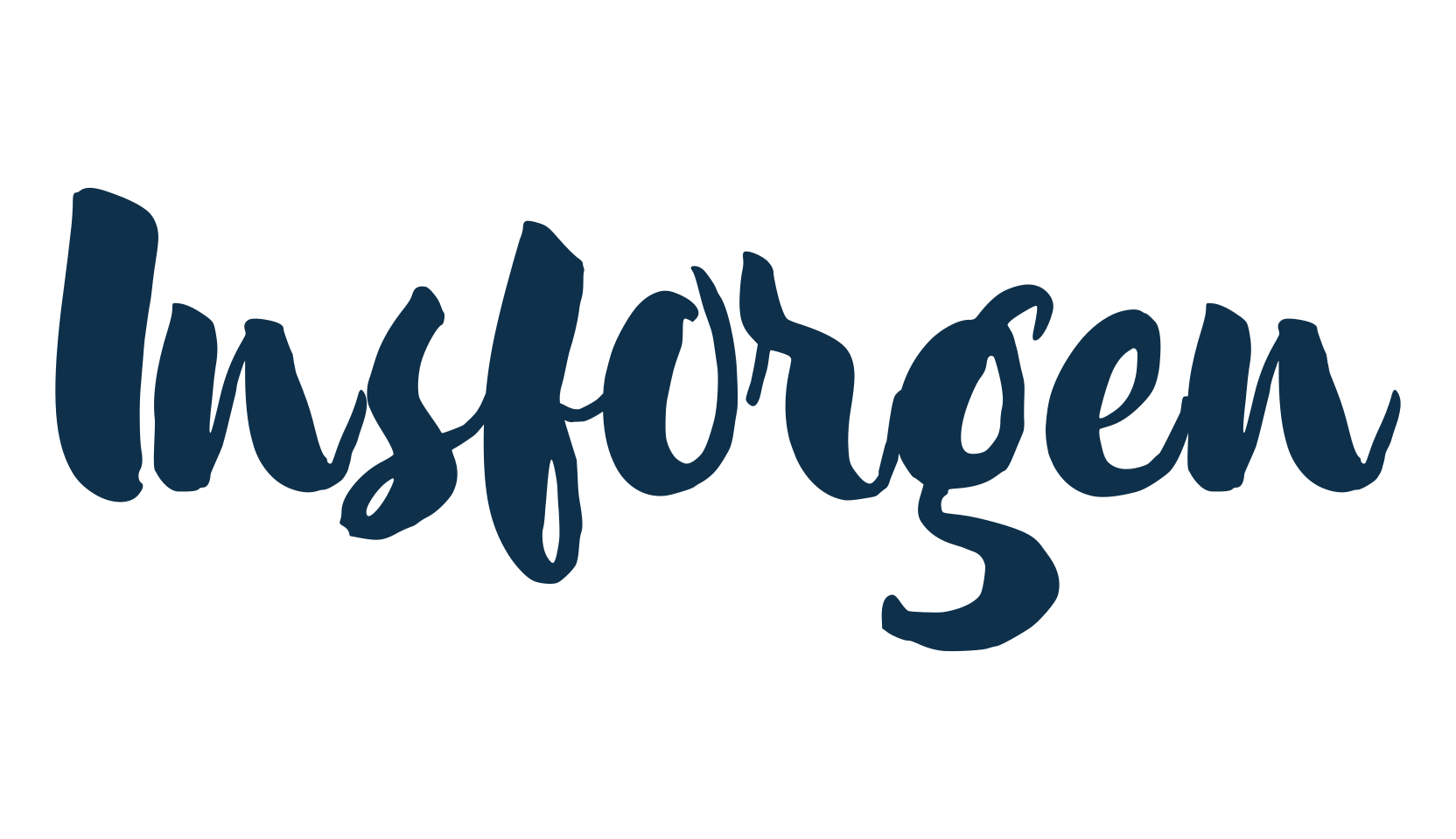 Insforgen, brush font preview