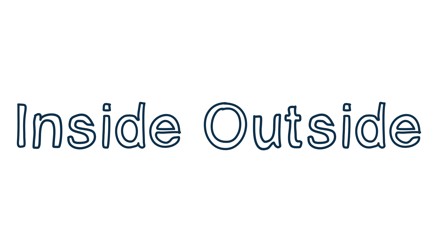 Inside Outside, display market font preview