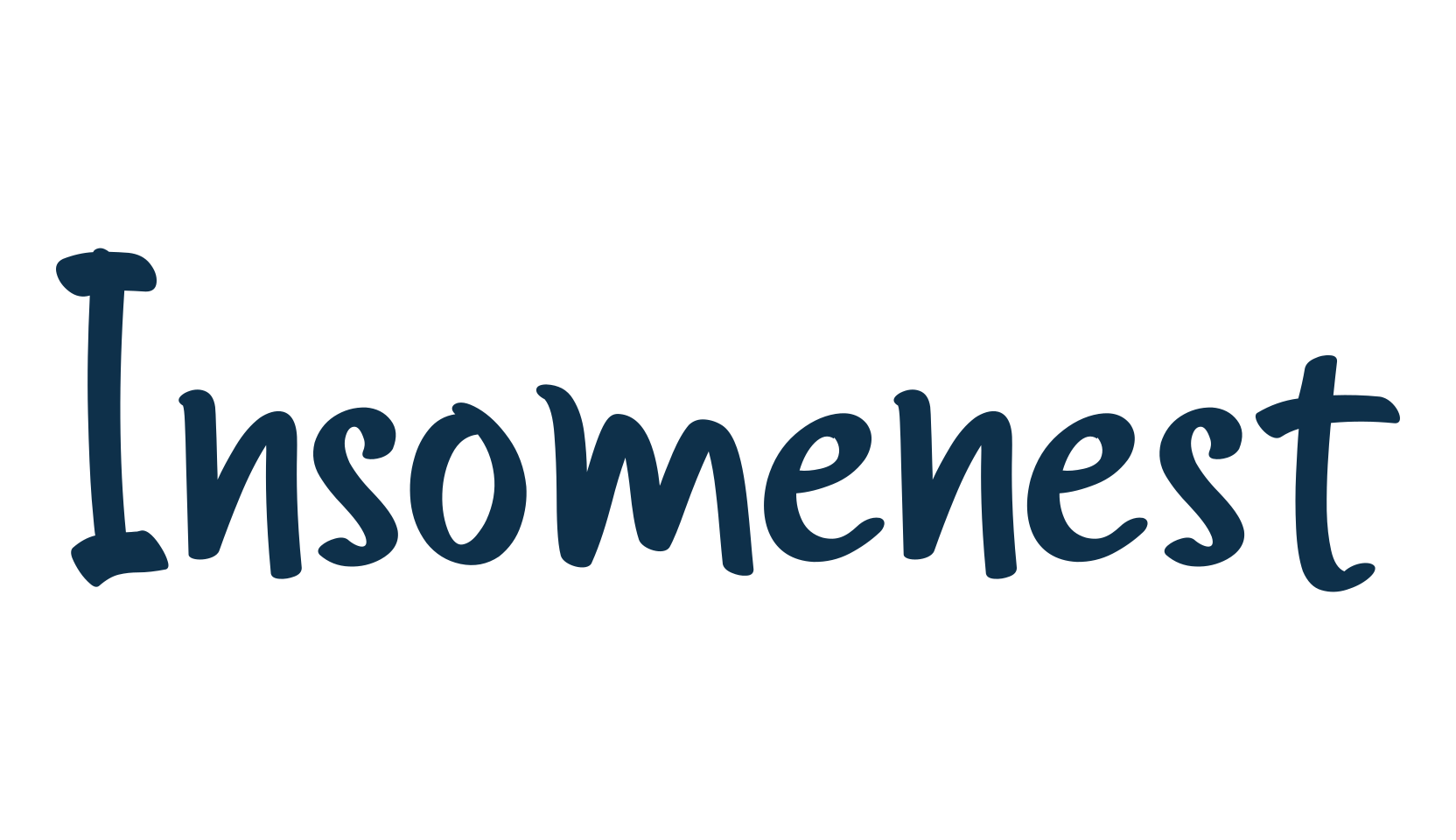 Insomenest, script handwritten fancy decorative calligraphy font preview