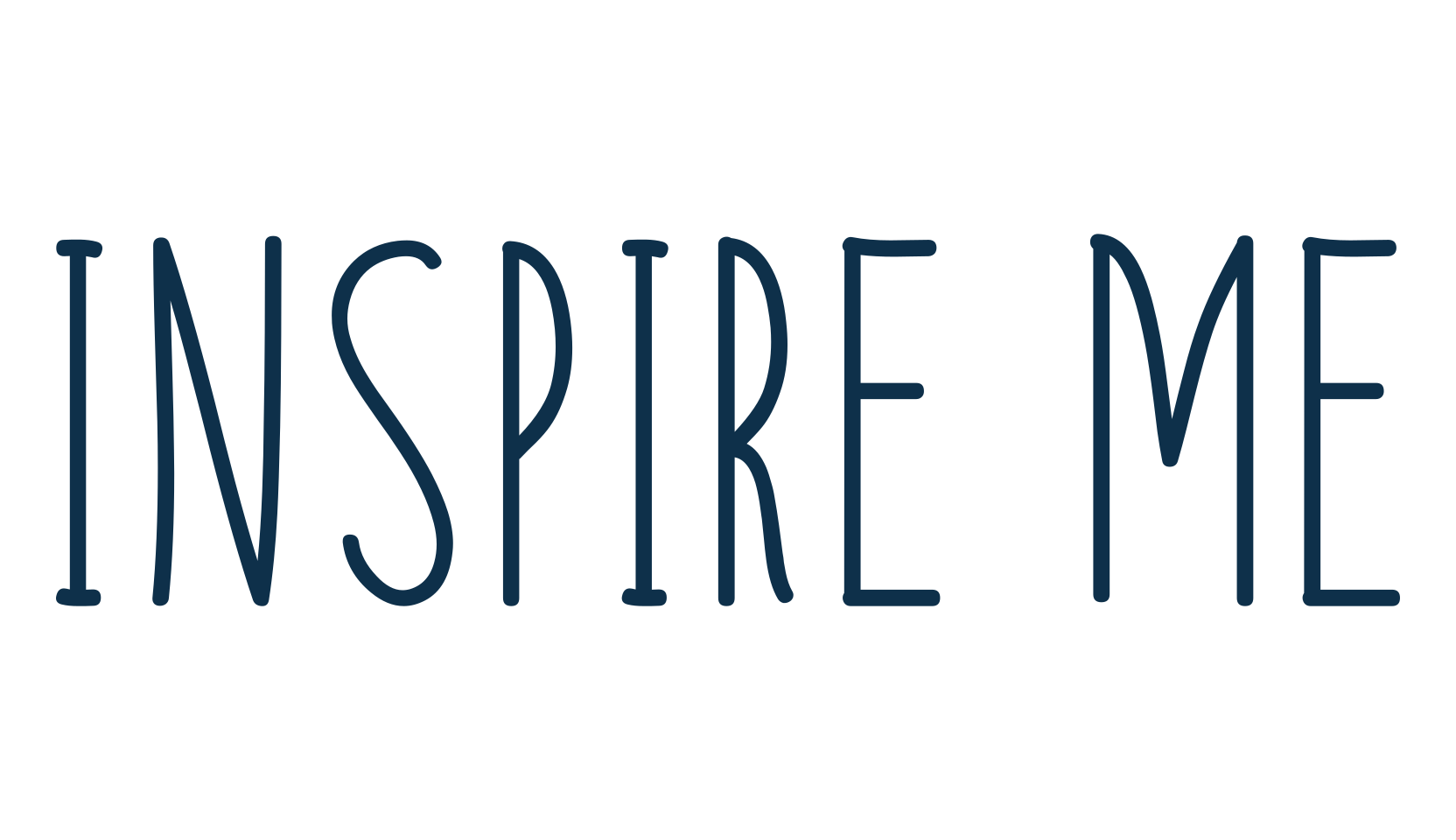 Inspire Me, handwriting font preview