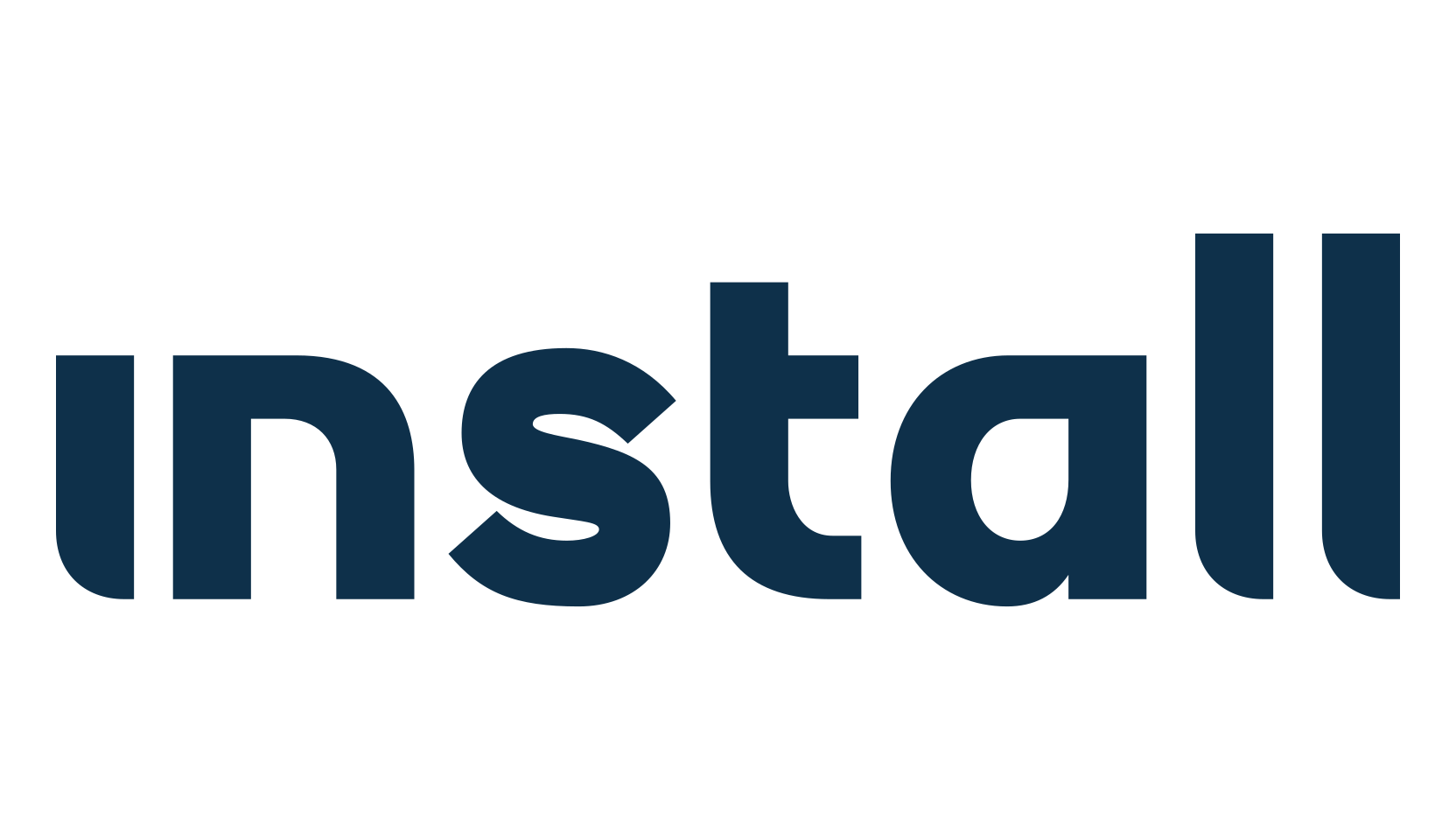Install, sans serif font preview