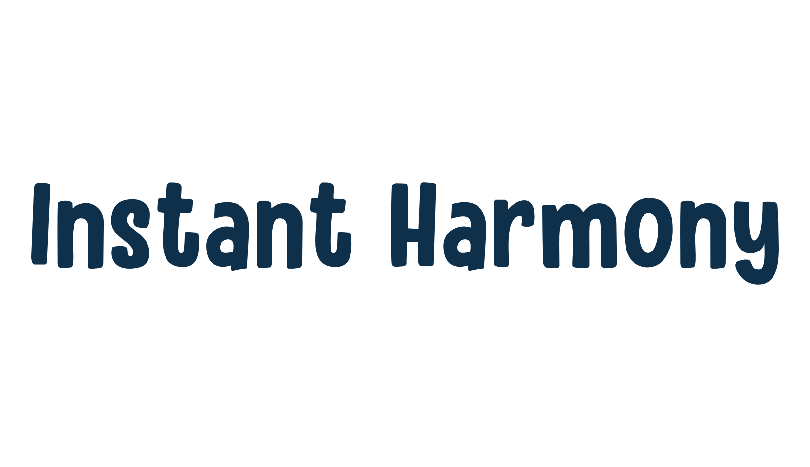 Instant Harmony, fancy cartoon decorative comic font preview