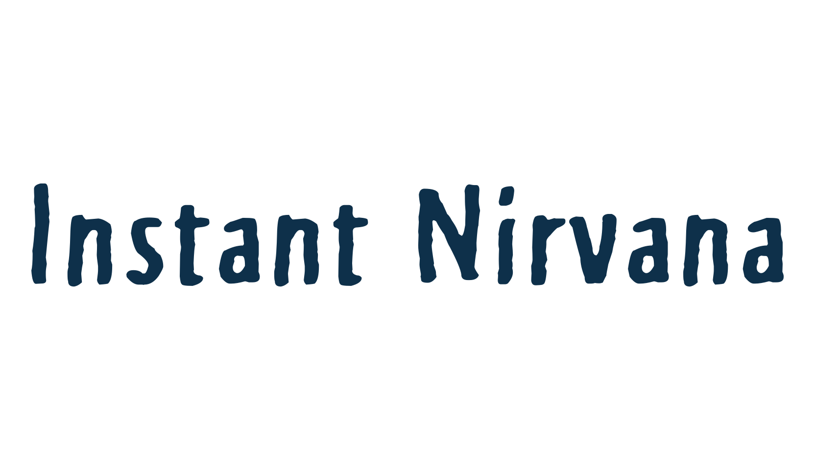 Instant Nirvana, fancy eroded decorative font preview