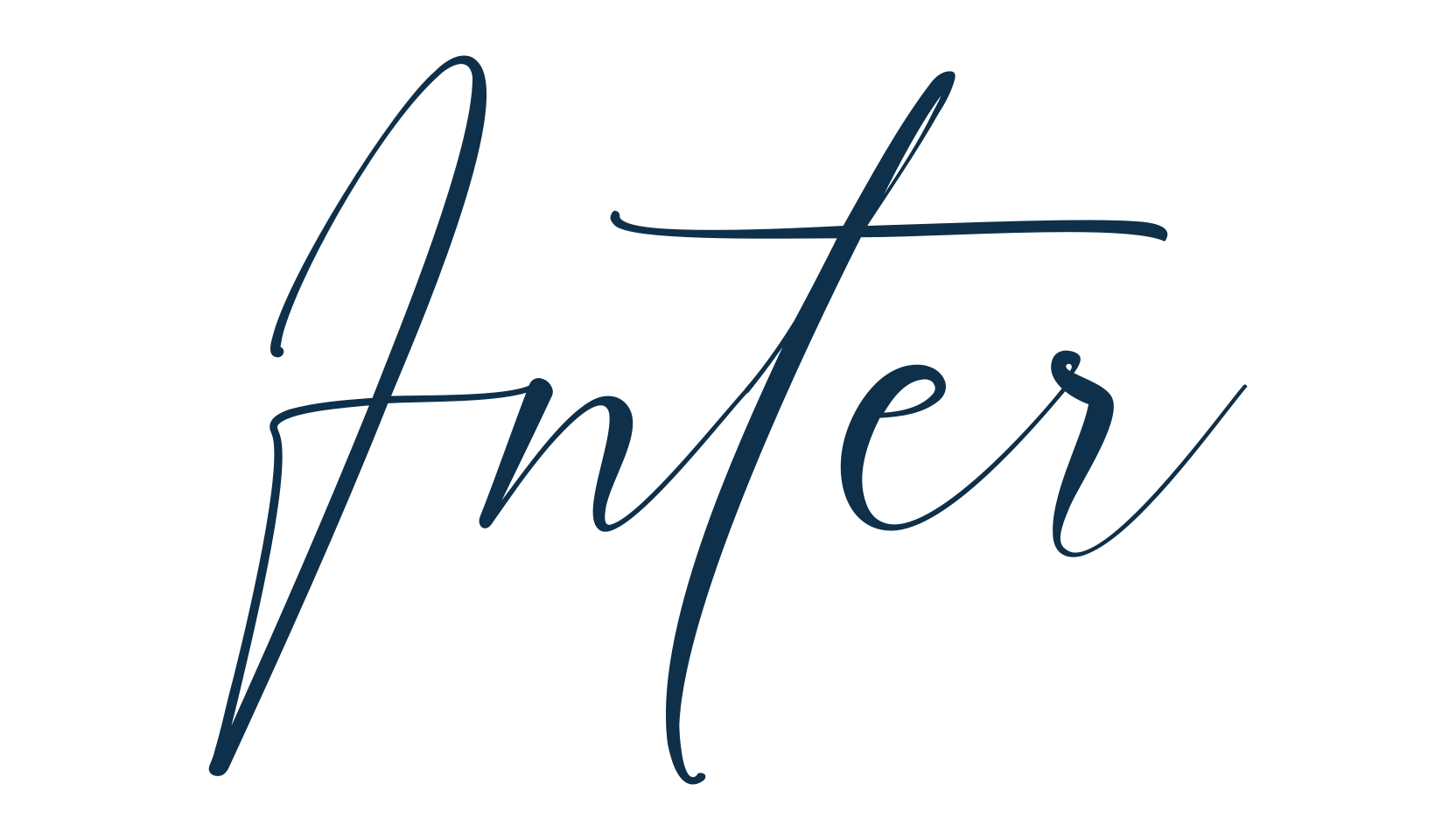 Inter, handwriting font preview