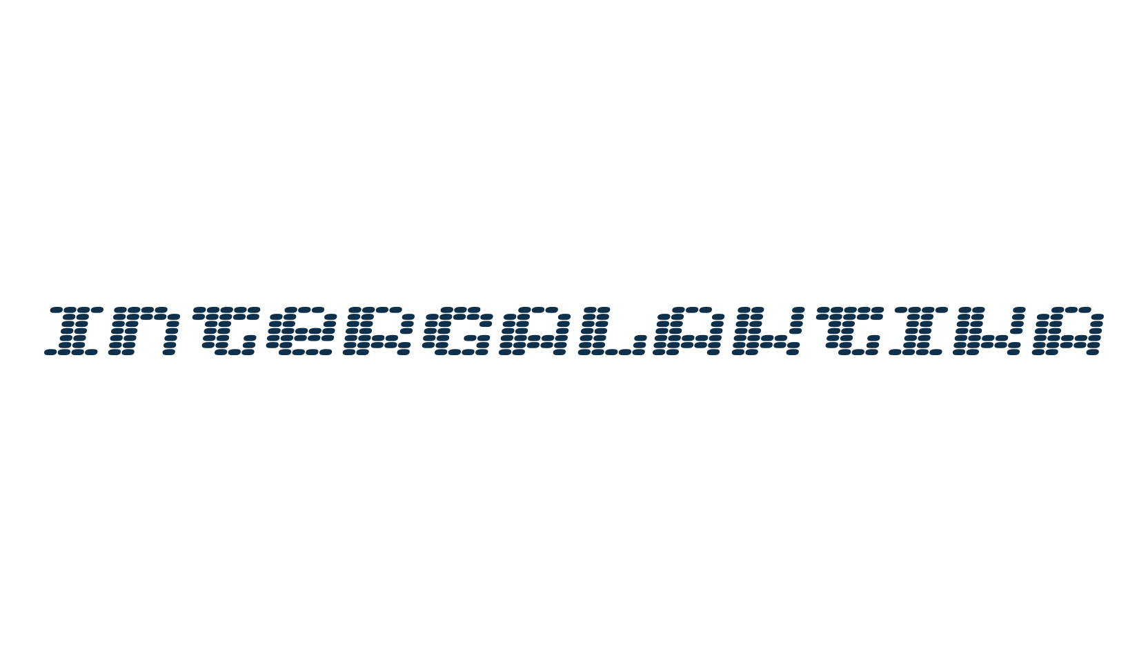 Intergalaktika, lcd font preview