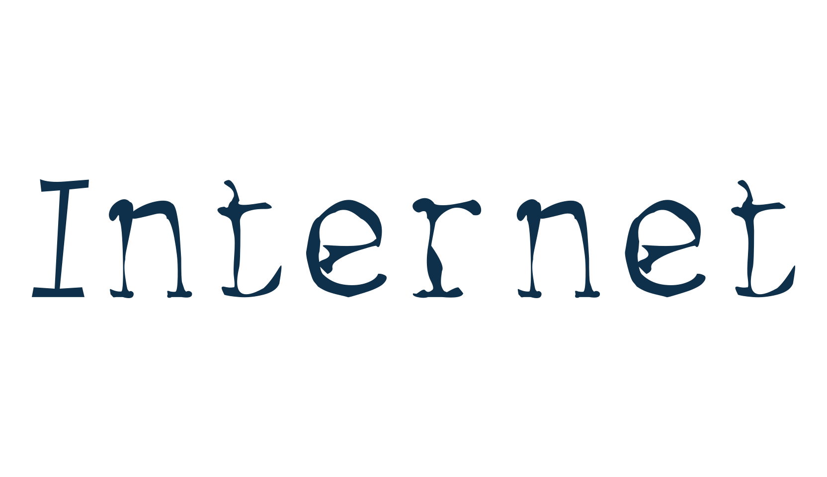 Internet, fancy various decorative font preview