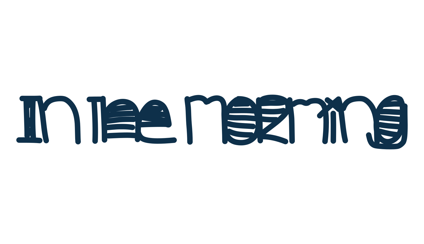 In The Morming, cartoon font preview