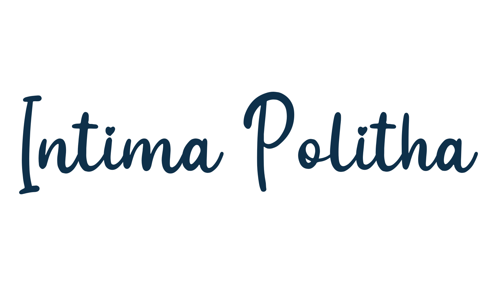 Intima Politha, fancy decorative font preview