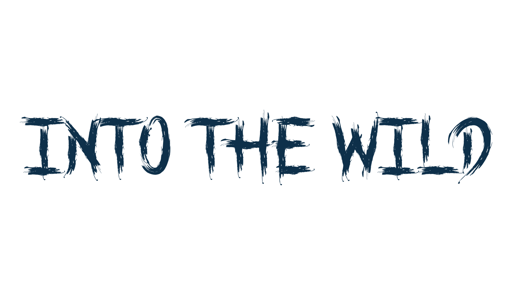 Into the Wild, halloween font preview