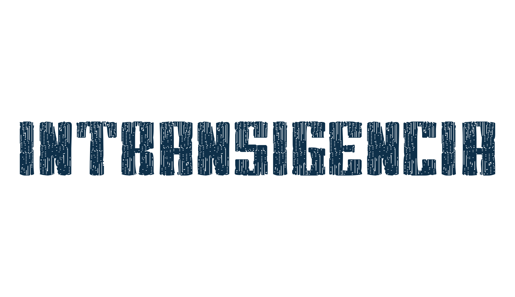 Intransigencia, fancy eroded decorative font preview