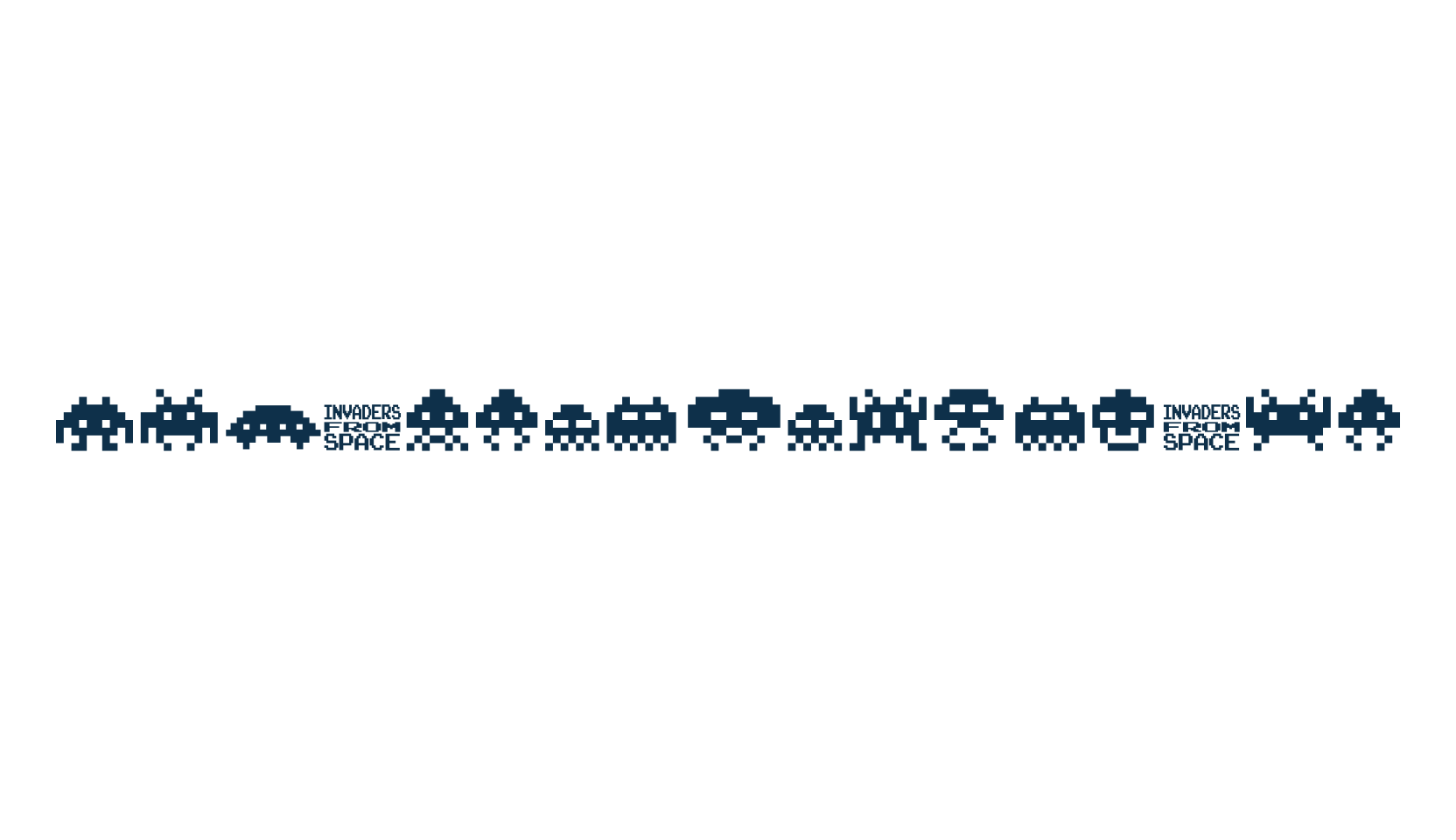 Invaders from Space, display market font preview