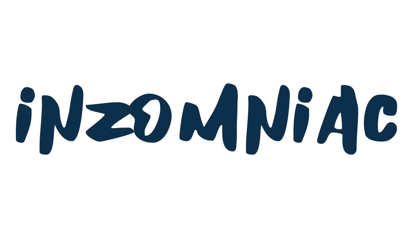 Inzomniac, fancy cartoon decorative comic font preview