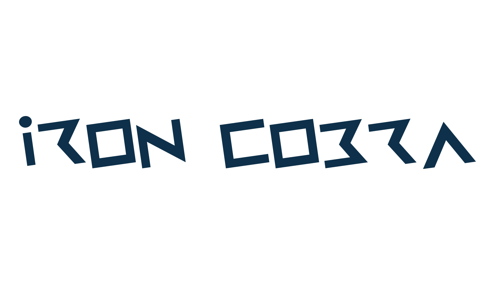 Iron Cobra, fancy various techno sci-fi font preview