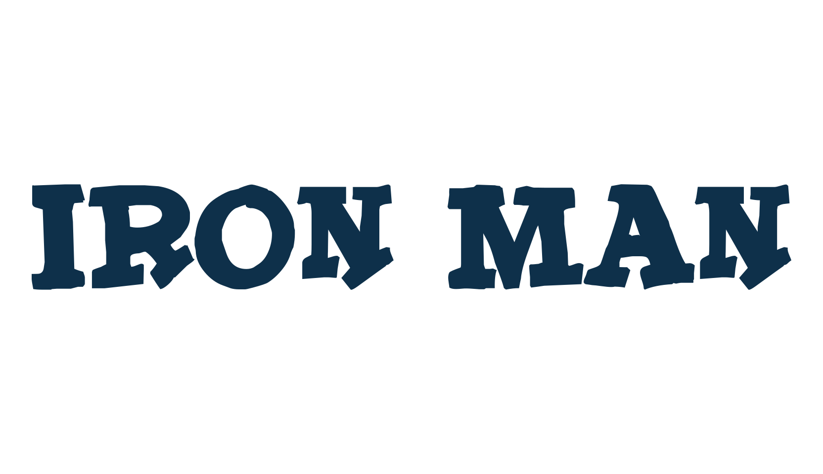 Iron Man, fancy cartoon decorative font preview