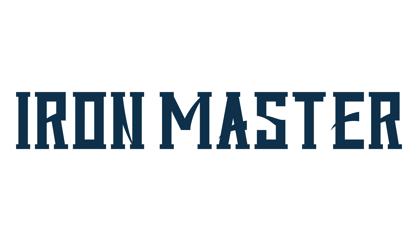 Iron Master, various font preview