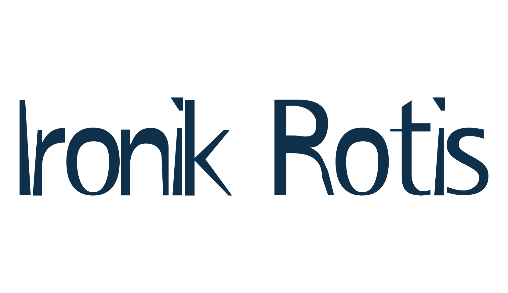 Ironik Rotis, fancy various decorative font preview
