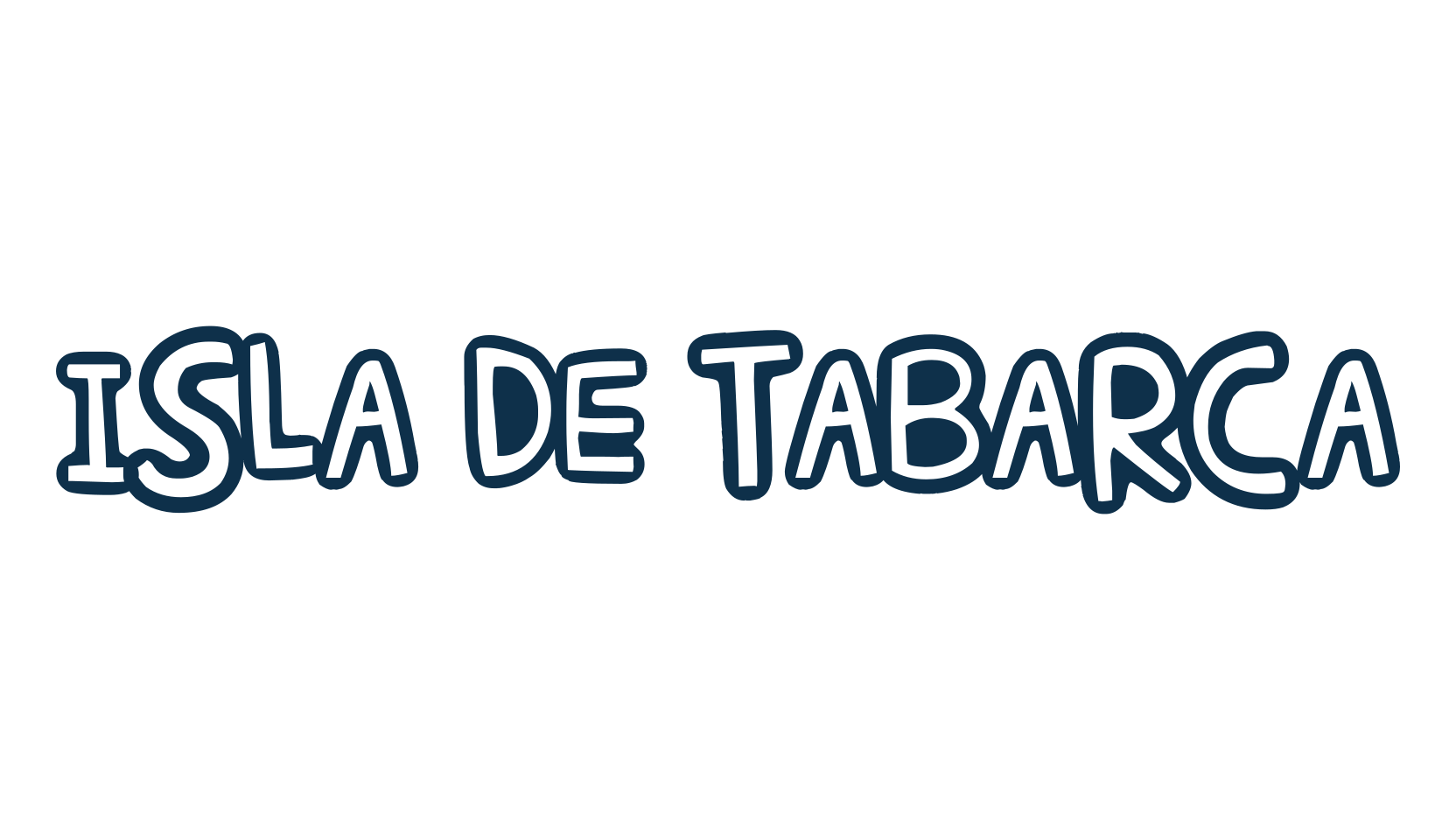 Isla de Tabarca, fancy cartoon decorative font preview
