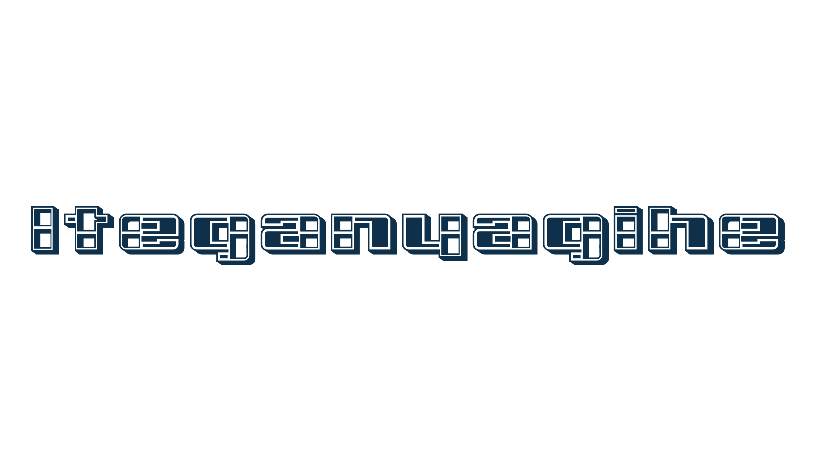 Iteganyagihe, fancy various decorative font preview