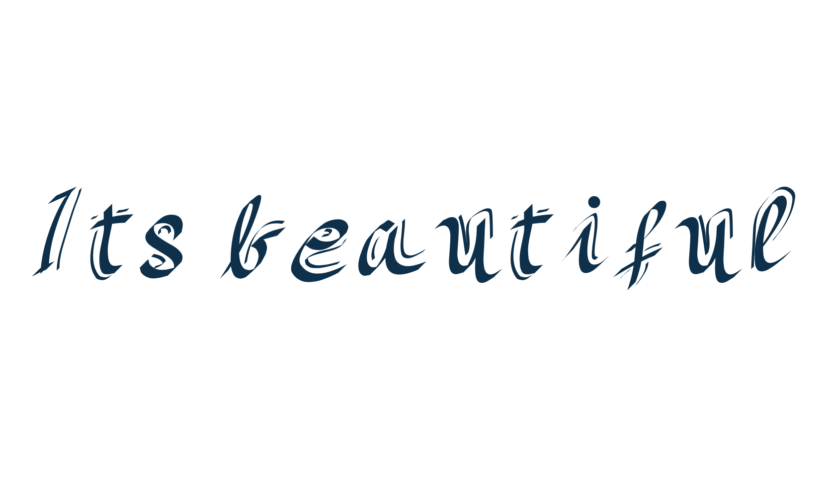 Its beautiful, various font preview