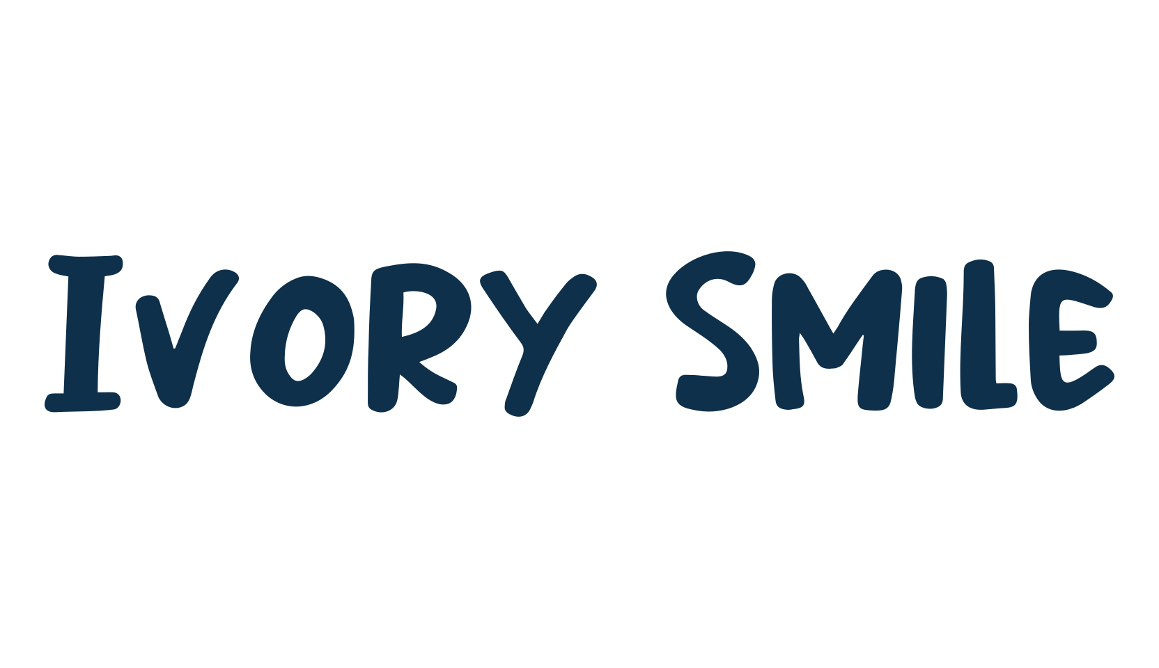 Ivory Smile, fancy cartoon decorative font preview