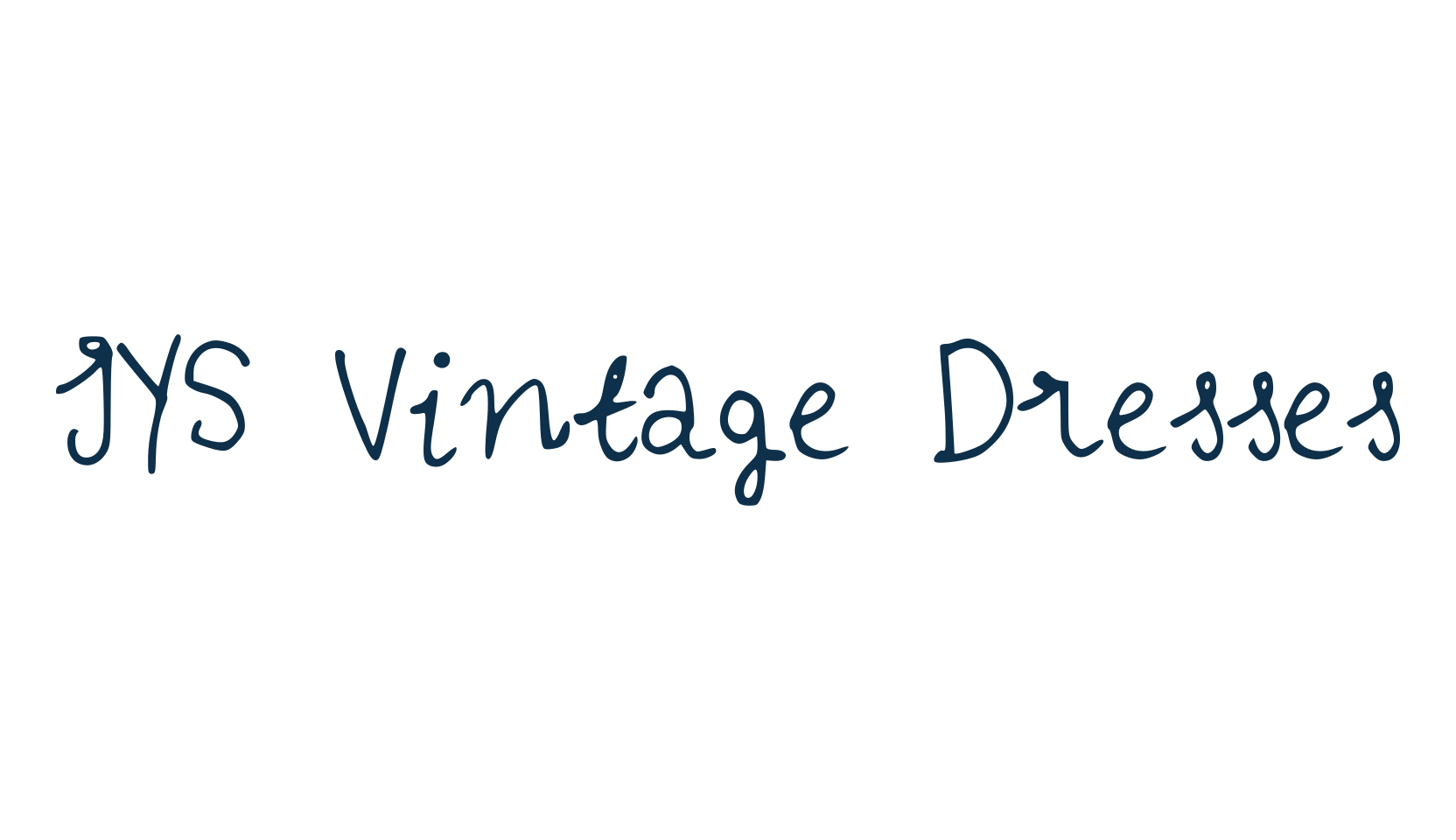 IYS Vintage Dresses, script handwritten fancy decorative calligraphy font preview