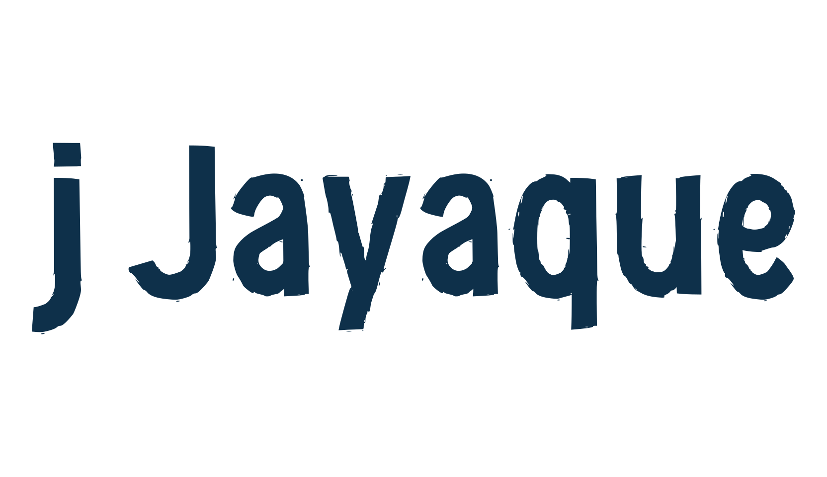 j Jayaque, fancy eroded decorative font preview