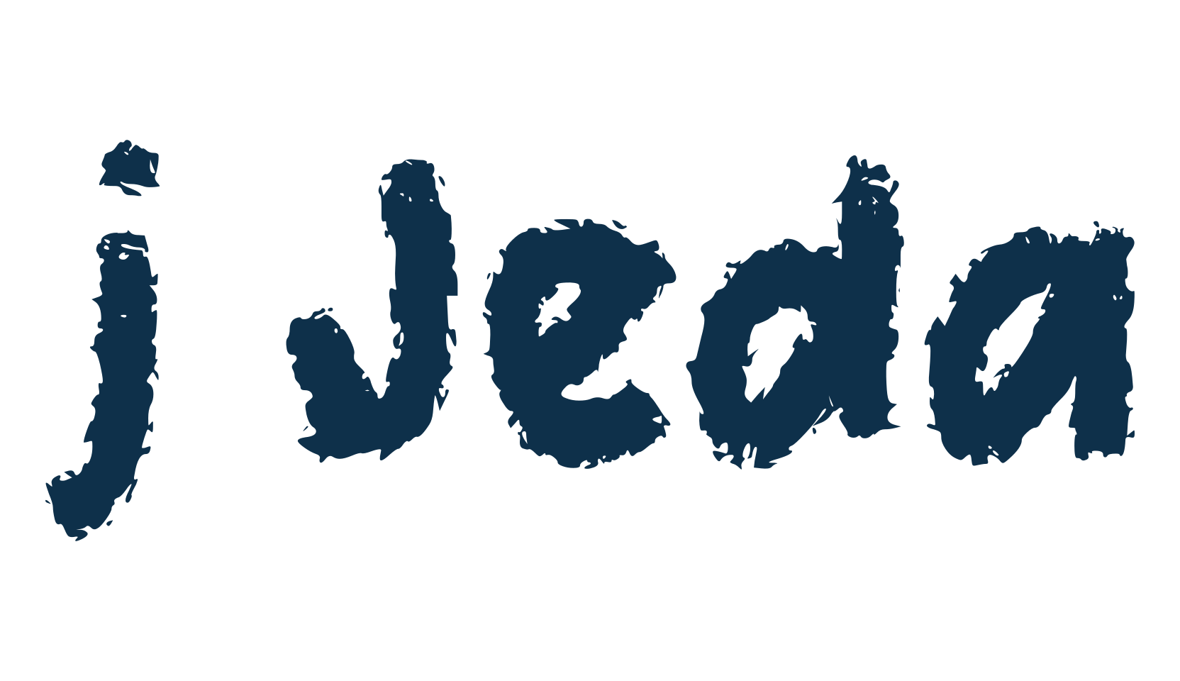 j Jeda, trash font preview