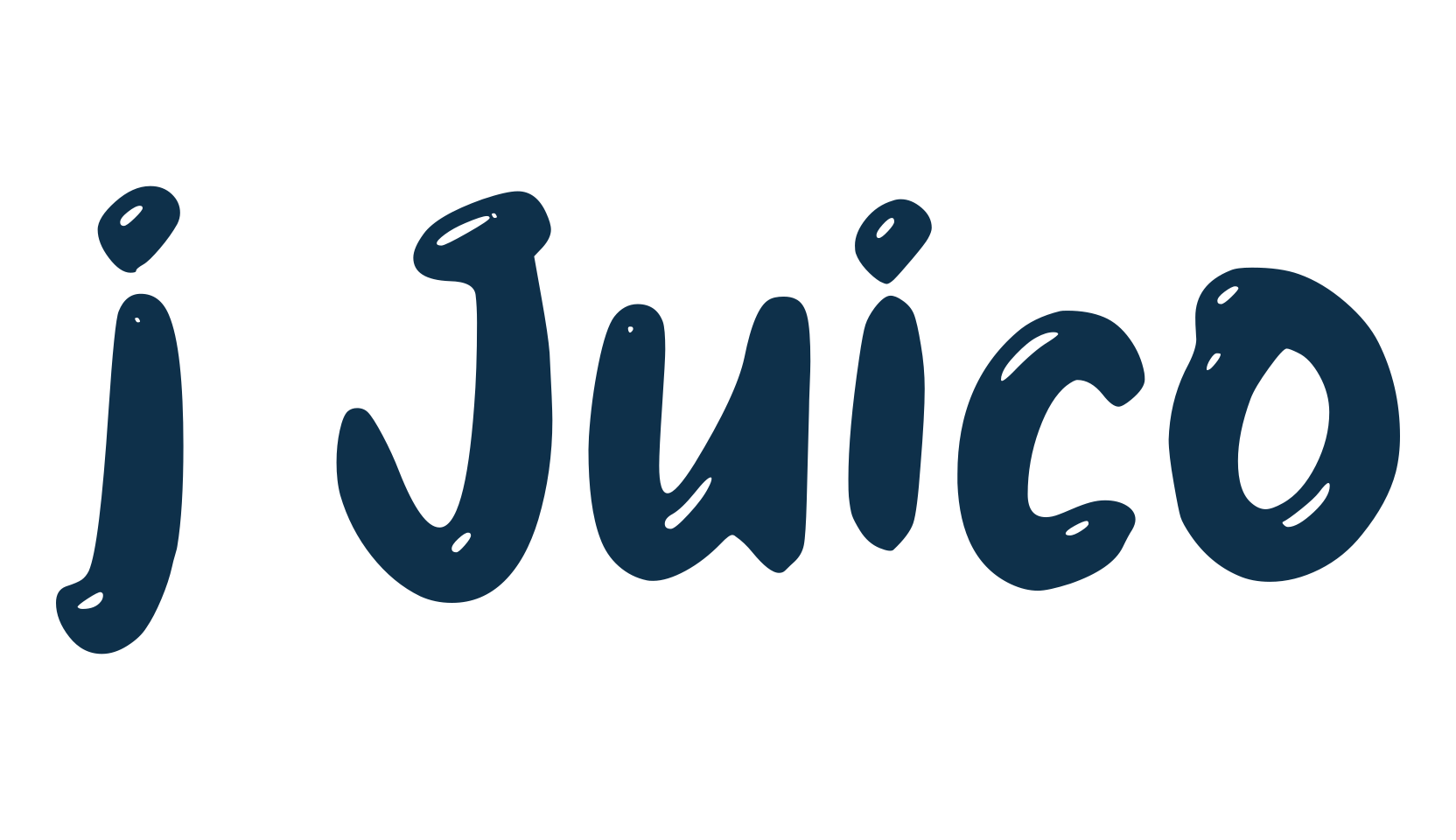 j Juico, fancy cartoon decorative font preview