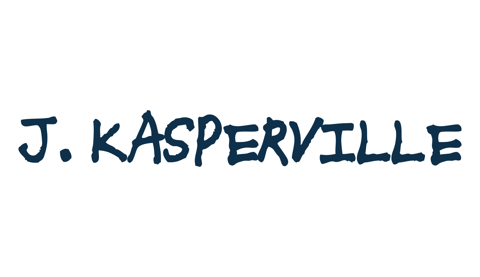 J. Kasperville, handwriting font preview