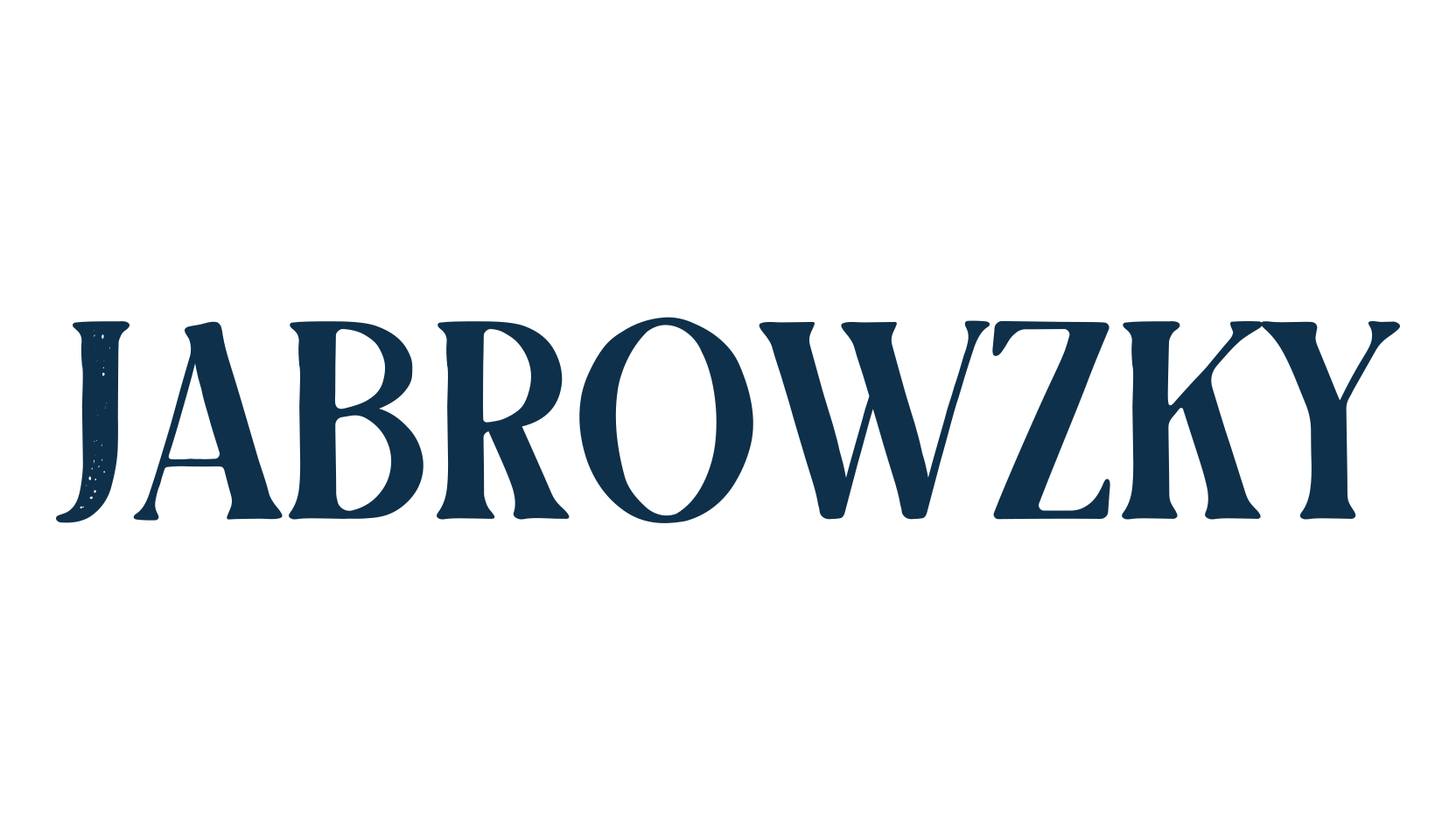 Jabrowzky, fancy retro decorative font preview