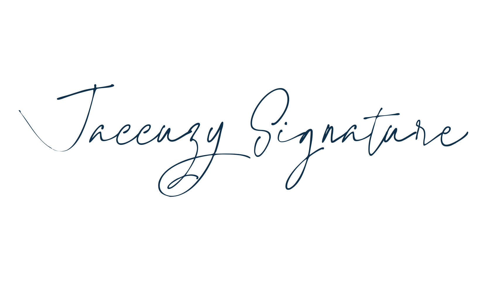 Jaccuzy Signature, handwriting font preview