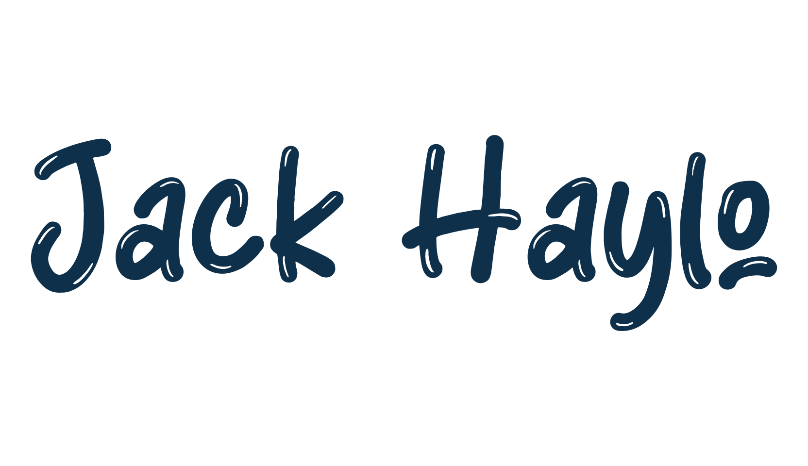 Jack Haylo, fancy cartoon decorative font preview