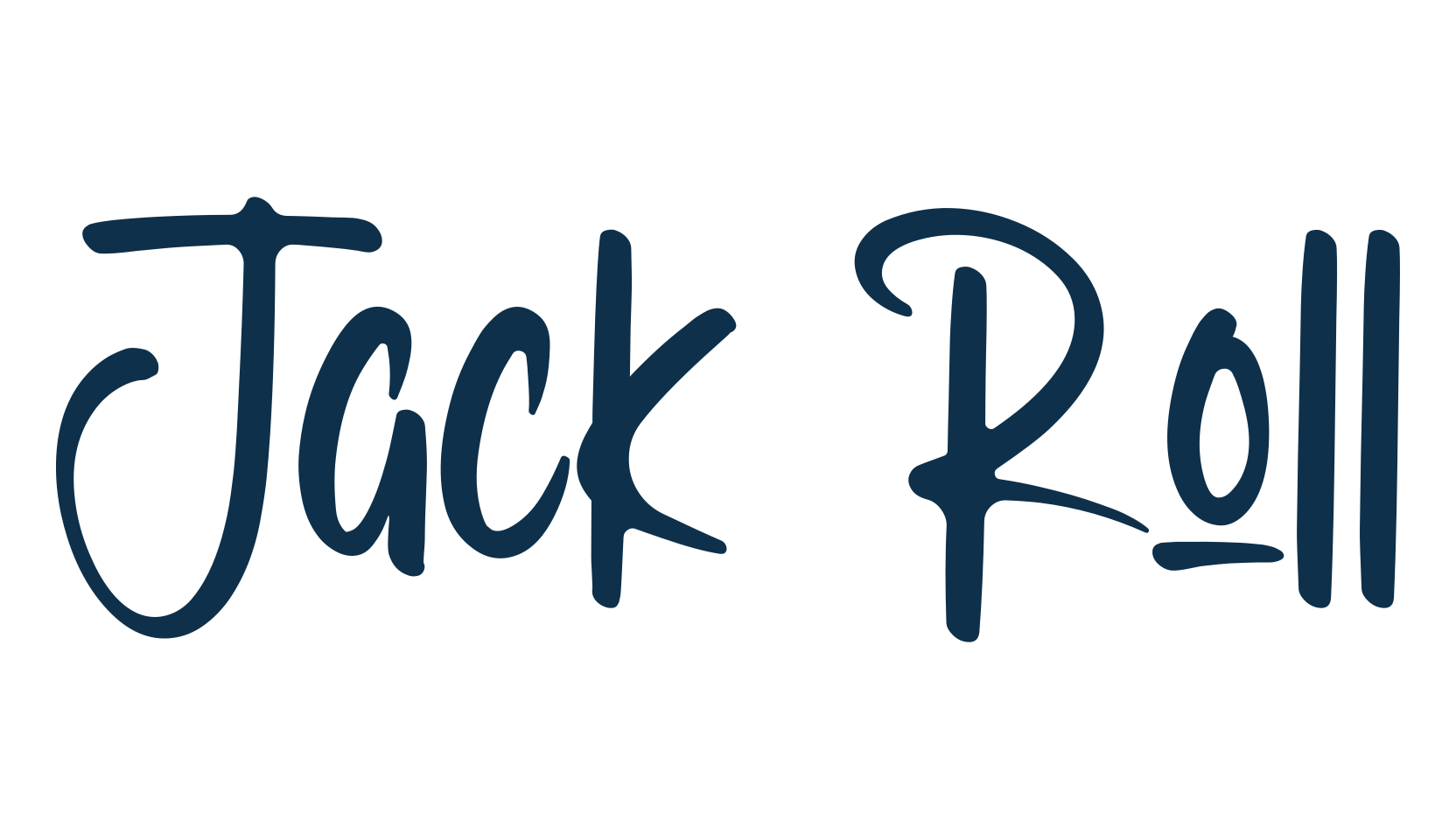 Jack Roll, script handwritten fancy decorative calligraphy font preview