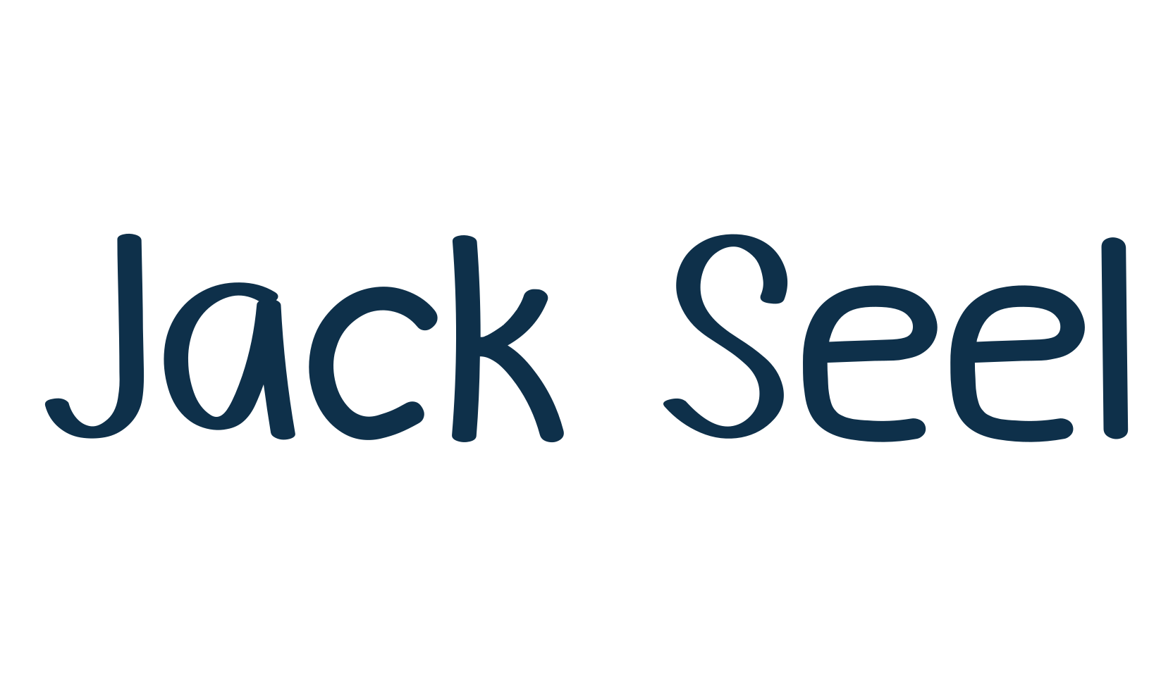 Jack Seel, script handwritten fancy decorative calligraphy font preview
