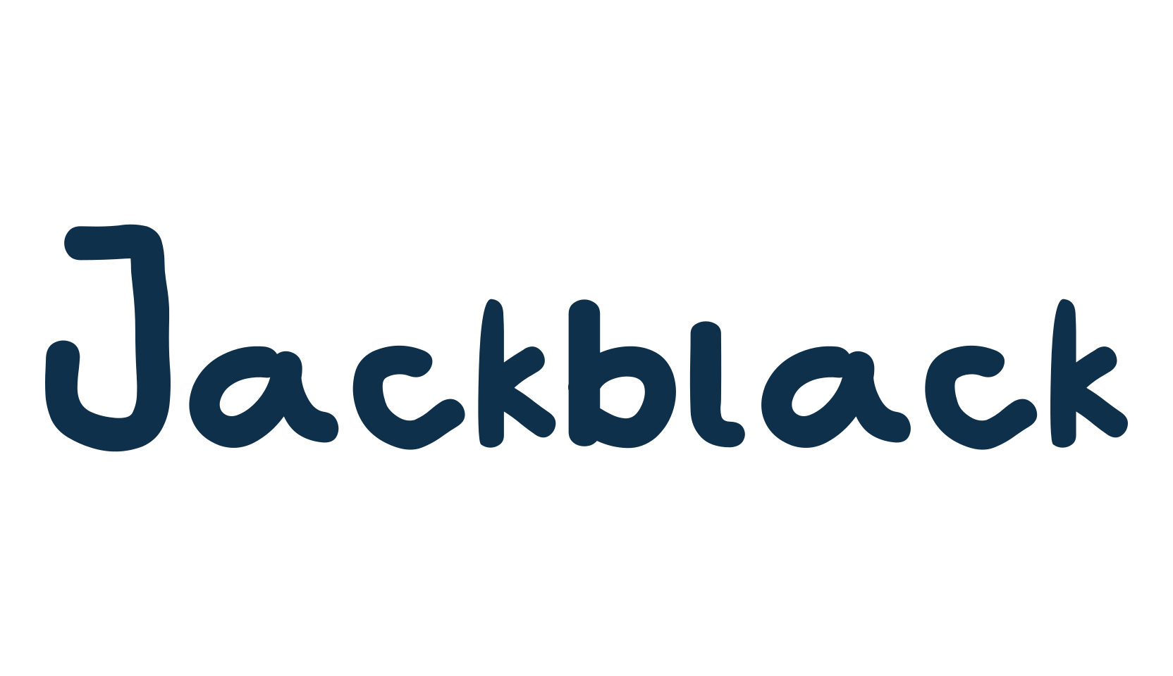 Jackblack, script handwritten fancy decorative calligraphy font preview