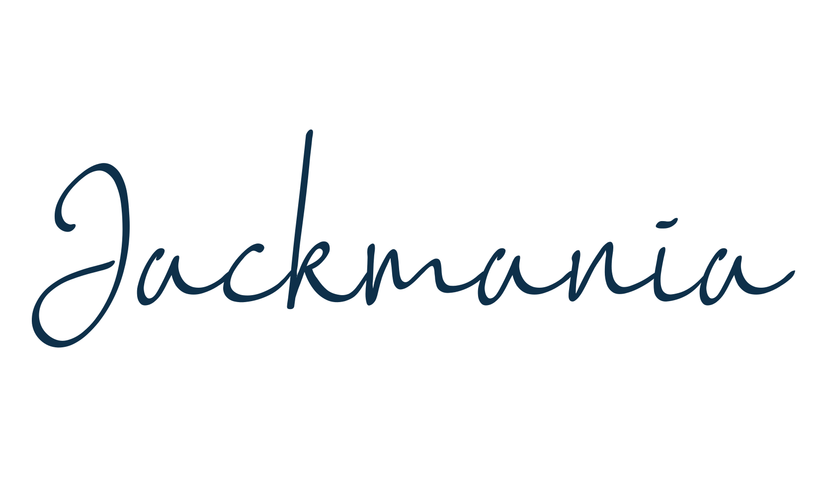 Jackmania, handwriting font preview